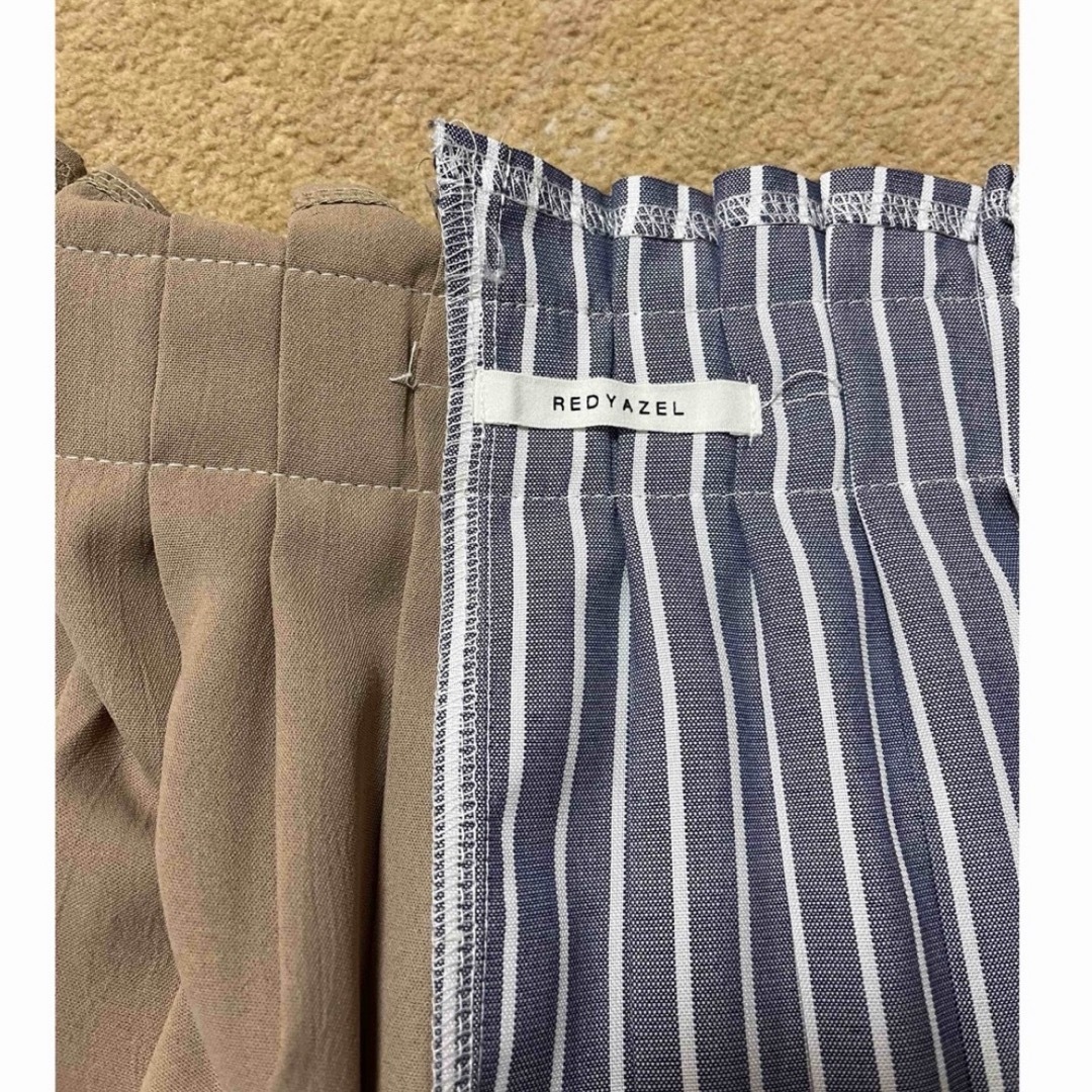 REDYAZEL(レディアゼル)のレディアゼル　スカート　プリーツスカート　巻きスカート　アシンメトリー レディースのスカート(ひざ丈スカート)の商品写真