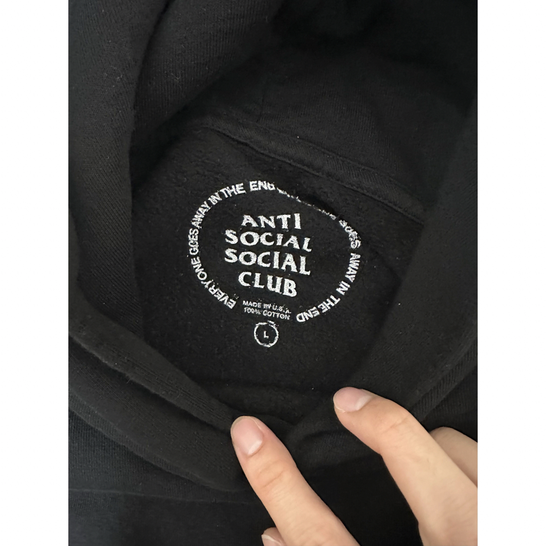 ANTI SOCIAL SOCIAL CLUB(アンチソーシャルソーシャルクラブ)のANTISOCIAL fragment logo hoodie メンズのトップス(パーカー)の商品写真