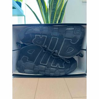 ナイキ(NIKE)のNIKE AIR MORE UPTEMPO TRIPLE BLACK26.5cm(スニーカー)