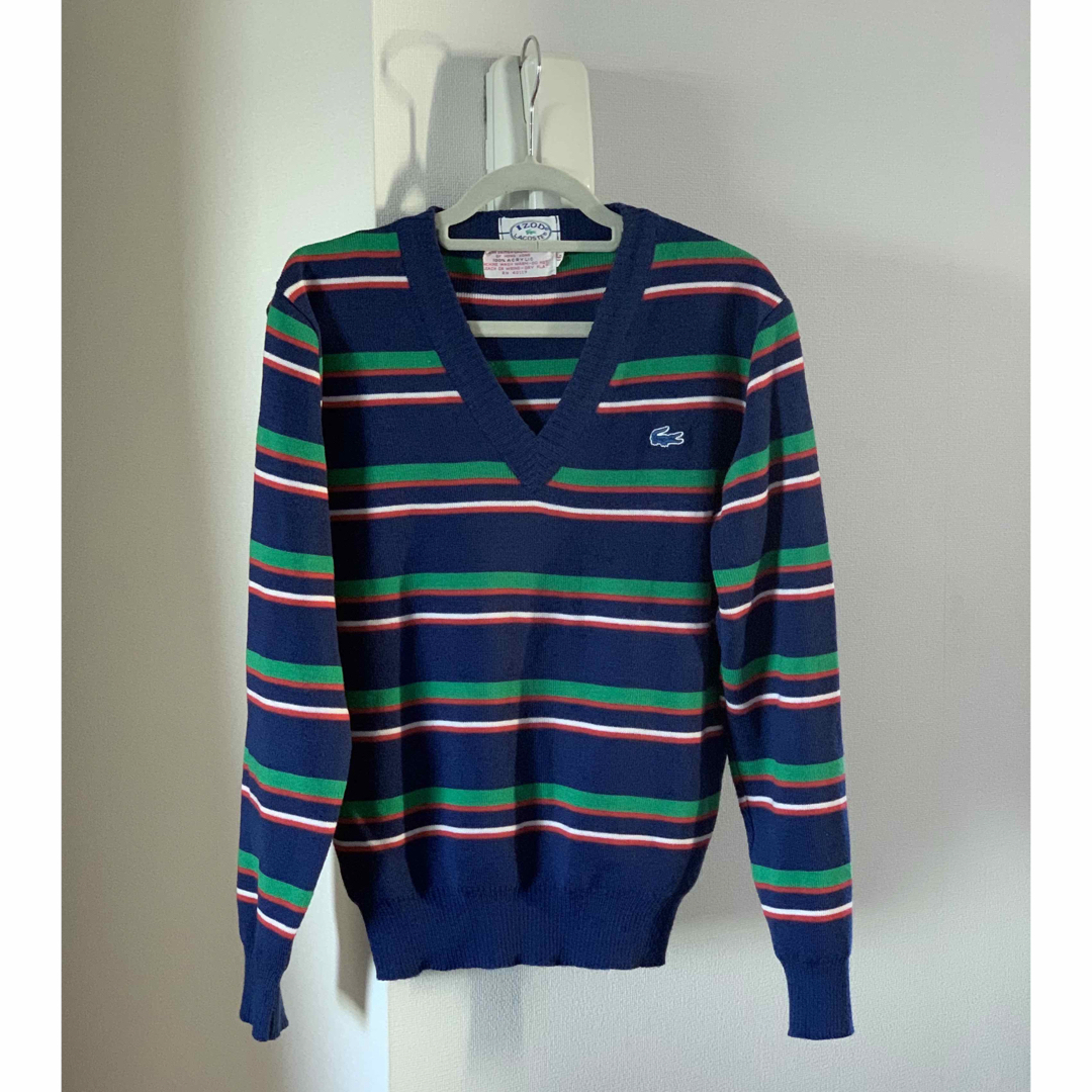 LACOSTE】IZDO社☆ヴィンテージ☆レア商品☆ラコステ☆ボーダー LACOSTE】IZDO社☆ヴィンテージ☆レア商品☆ラコステ☆ボーダー