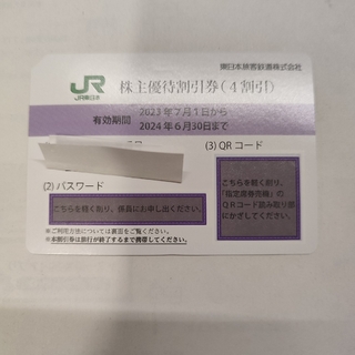 JR東日本　株主優待割引券(4割引)(その他)