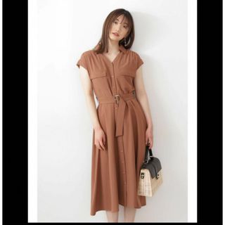 プロポーションボディドレッシング(PROPORTION BODY DRESSING)のPROPORTION BODY DRESSINGイレヘムサファリシャツワンピース(ひざ丈ワンピース)