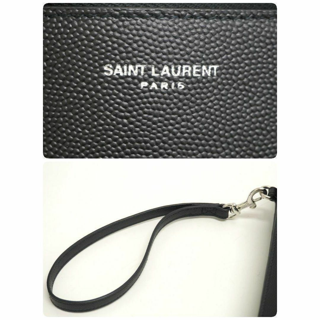 Saint Laurent(サンローラン)のサンローランパリ レザー ジップタブレットホルダー クラッチバッグ メンズのバッグ(セカンドバッグ/クラッチバッグ)の商品写真