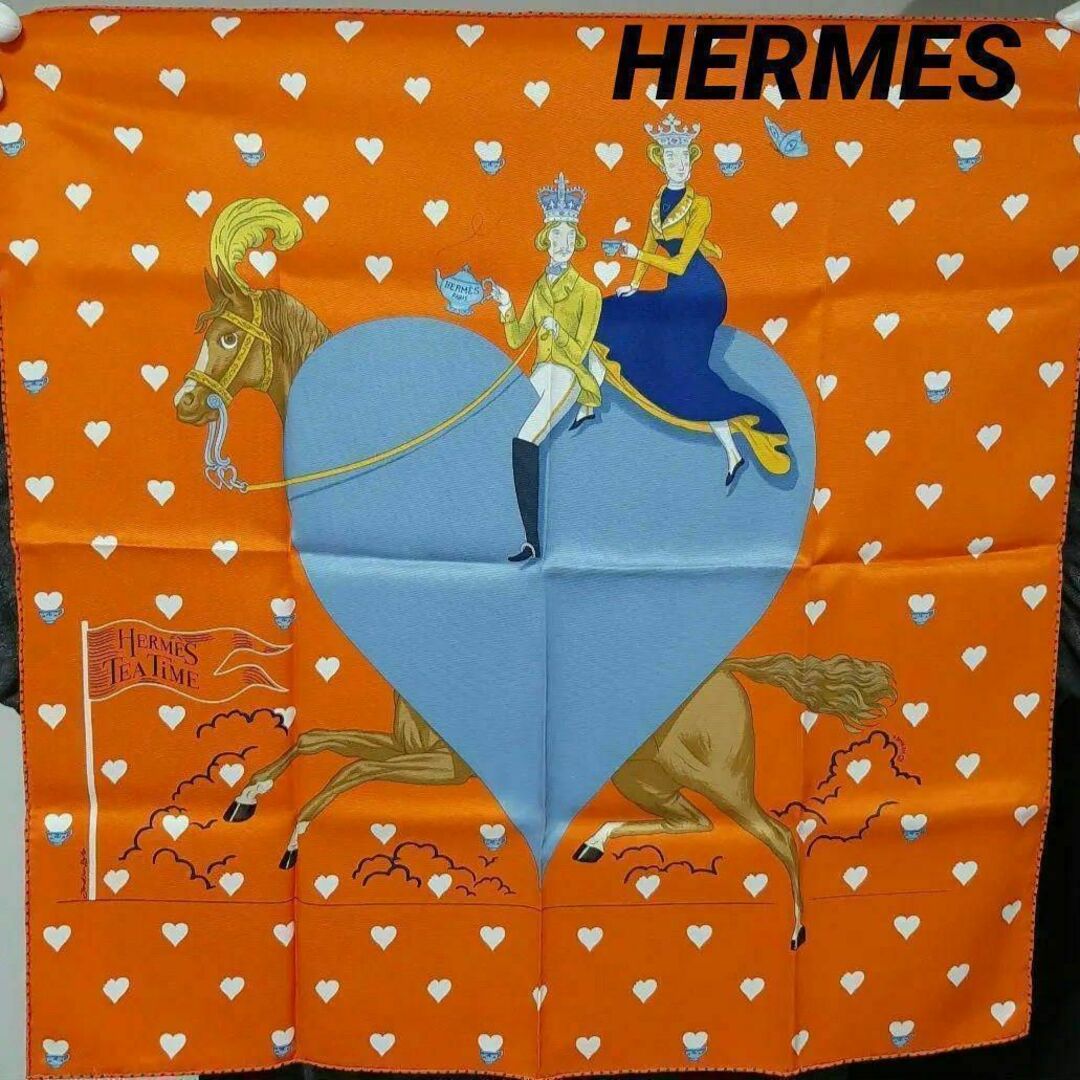 エルメス カレ70 HERMES TEA TIME ブランドオフ ひどい HERMES エルメス カレ70 HERMES TEA TIME ブランドオフ ひどい HERMES
