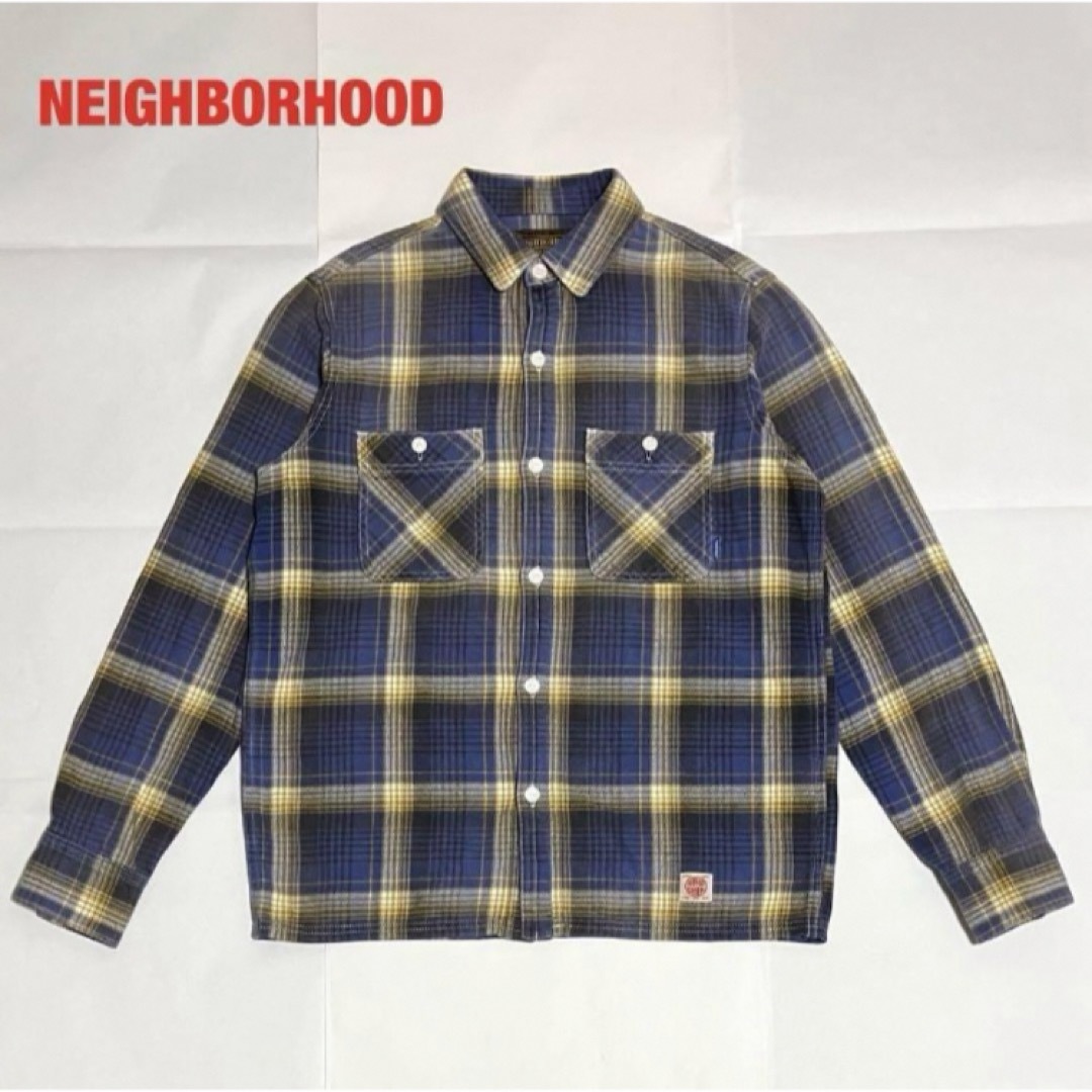 NEIGHBORHOOD(ネイバーフッド)のNEIGHBORHOOD　ネイバーフッド　ネルシャツ　総柄シャツ　チェック柄 メンズのトップス(シャツ)の商品写真