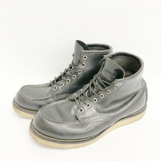 ★RED WING レッドウィング 8179 モックトゥ ワークブーツ ブラック Size 8 1/2E (26.5cm)(ブーツ)