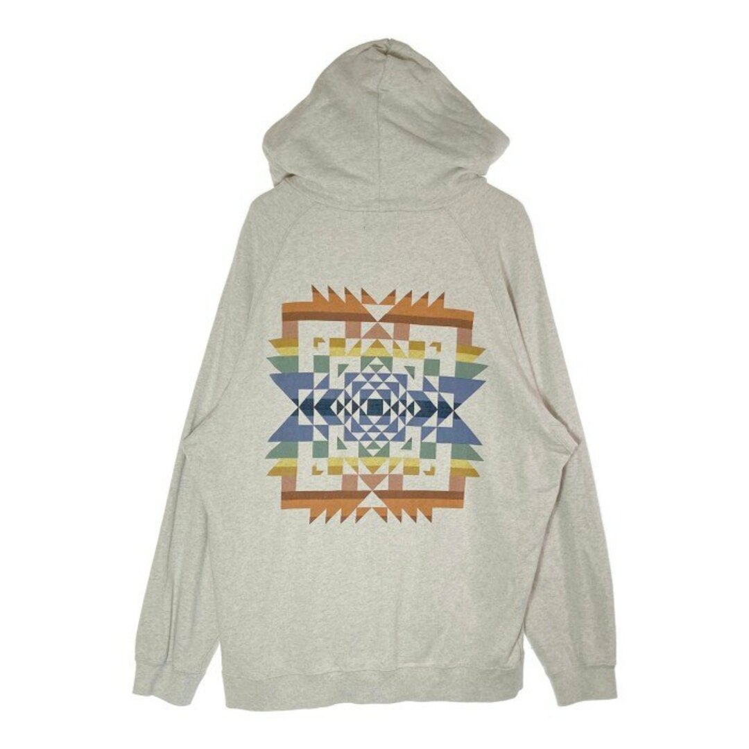 PENDLETON(ペンドルトン)の★PENDLETON ペンドルトン Raglan BackPrint Sweat Hoodie ラグラン バックプリント スウェット フーディ 3475-3007 オートミール sizeL メンズのトップス(パーカー)の商品写真