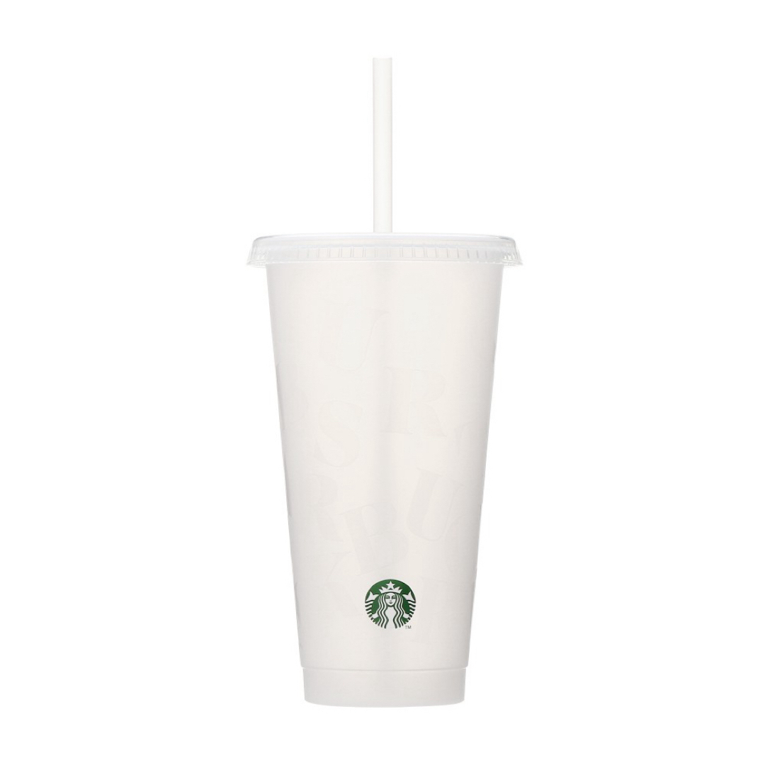 Starbucks Coffee(スターバックスコーヒー)のミステリーカラーチェンジングリユーザブルコールドカップ710ml  パープル インテリア/住まい/日用品のキッチン/食器(タンブラー)の商品写真