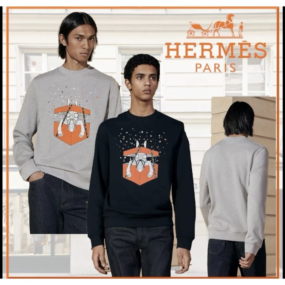 Hermes(エルメス)の新品未使用　HERMES 2024SS スウェット　サプライズ ボックス メンズのトップス(スウェット)の商品写真