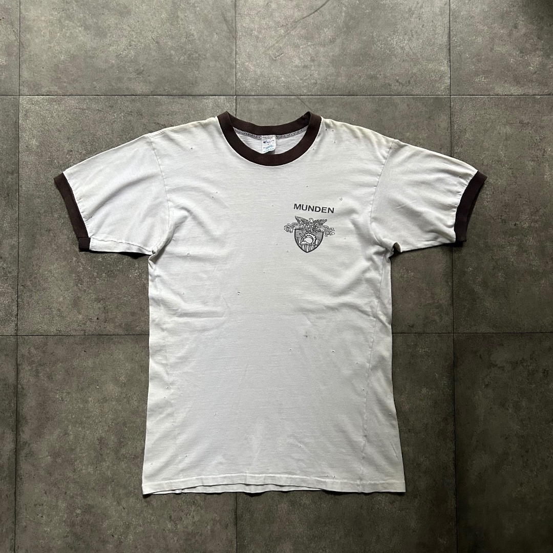 Champion - 80s チャンピオン リンガーtシャツ USA製 ブラウン Champion - 80s チャンピオン リンガーtシャツ USA製 ブラウン