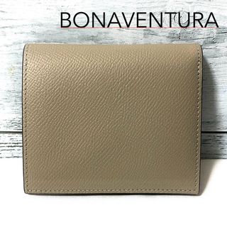 ボナヴェントゥーラ(BONAVENTURA)の【良品】BONAVENTURA  二つ折り財布  バイフォールド  グレージュ(財布)