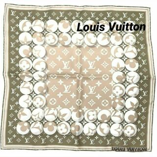 ルイヴィトン(LOUIS VUITTON)の【美品】ルイヴィトン カレ45 モノグラム マーブル スカーフ(バンダナ/スカーフ)