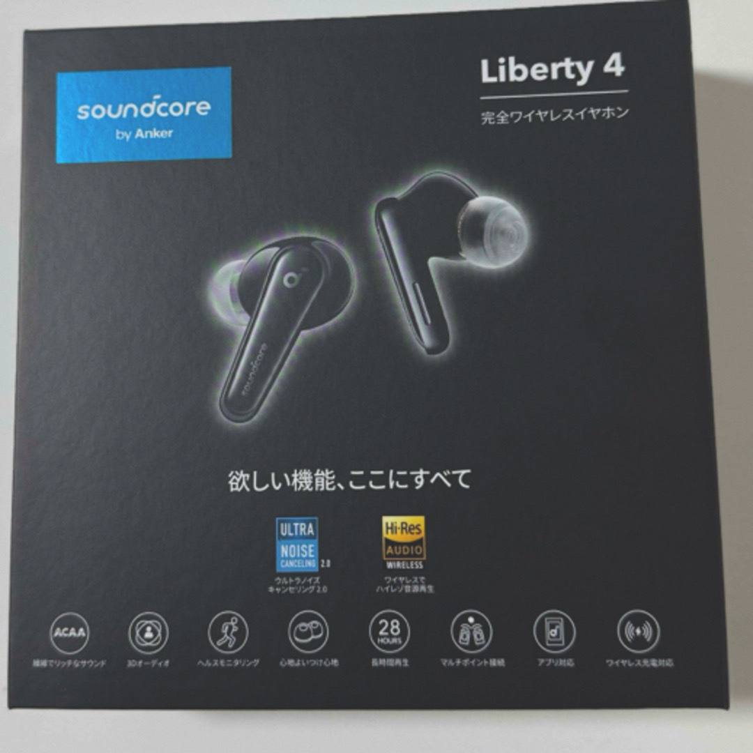 Anker(アンカー)のAnker sound core liberty4 サウンドコア リバティ4   スマホ/家電/カメラのオーディオ機器(ヘッドフォン/イヤフォン)の商品写真