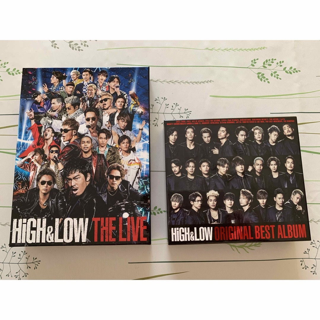 EXILE TRIBE(エグザイル トライブ)の【初回盤】HiGH & LOW BEST ALBUMとTHE LIVE 3DVD エンタメ/ホビーのDVD/ブルーレイ(ミュージック)の商品写真