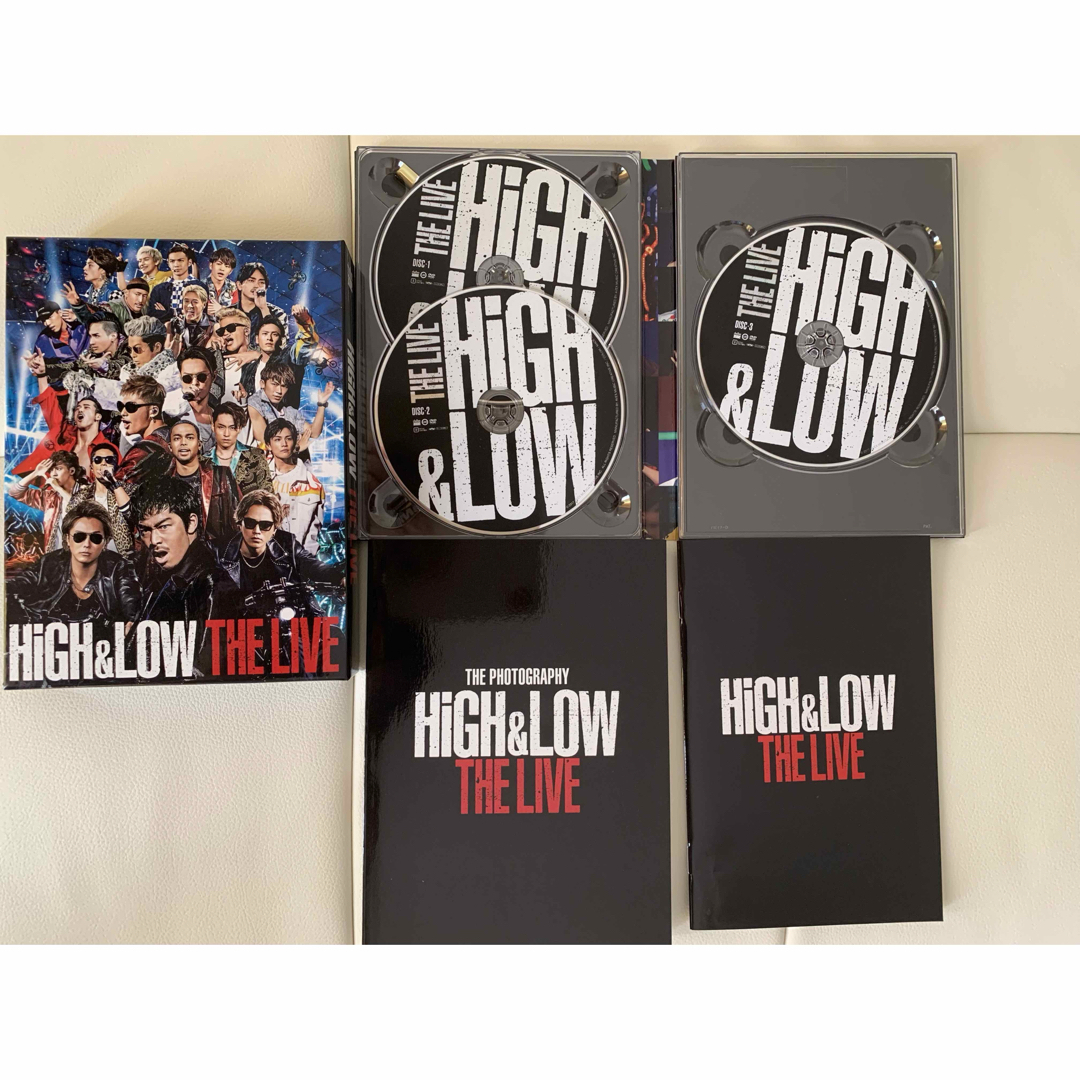 EXILE TRIBE(エグザイル トライブ)の【初回盤】HiGH & LOW BEST ALBUMとTHE LIVE 3DVD エンタメ/ホビーのDVD/ブルーレイ(ミュージック)の商品写真