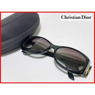 クリスチャンディオール(Christian Dior)のクリスチャンディオール サングラス ケース付 グリーン mbs(サングラス/メガネ)