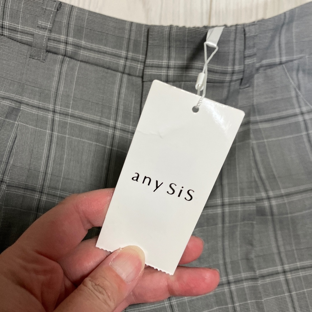 anySiS(エニィスィス)の新品未使用タグ付きエニィスィスany sisガウチョパンツ着丈82股下48 レディースのパンツ(カジュアルパンツ)の商品写真