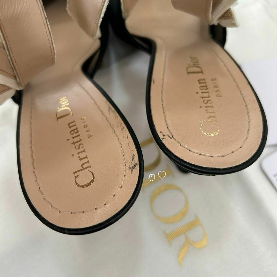 Dior - Dior ジャディオールスリングバックパンプス 38 ヒール Dior - Dior ジャディオールスリングバックパンプス 38 ヒール