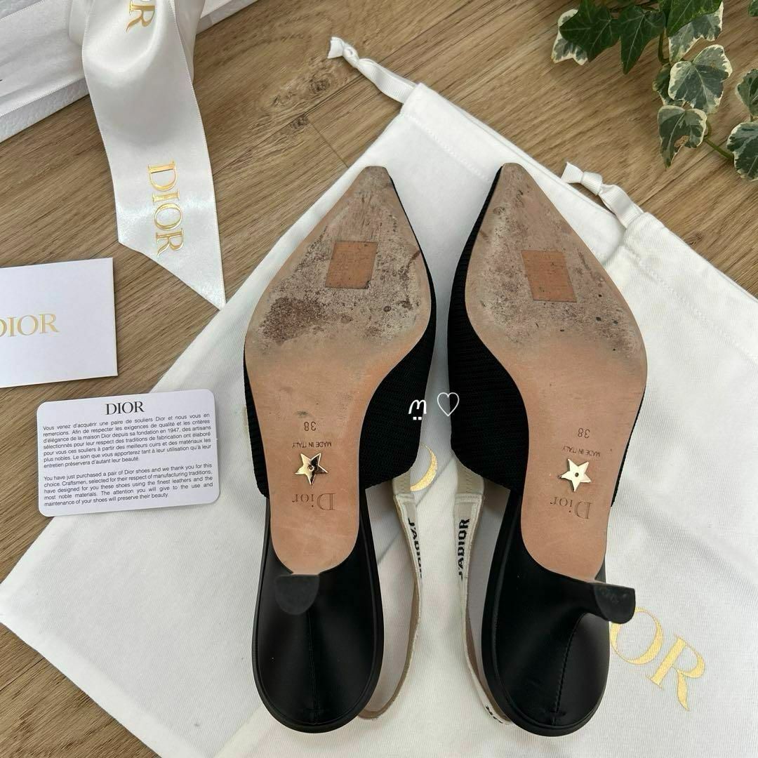Dior - Dior ジャディオールスリングバックパンプス 38 ヒール Dior - Dior ジャディオールスリングバックパンプス 38 ヒール