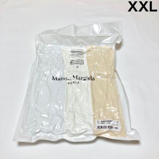 マルタンマルジェラ(Maison Martin Margiela)の新品 XXL 23ss マルジェラ パックT Tシャツ 白系 6026(Tシャツ/カットソー(半袖/袖なし))