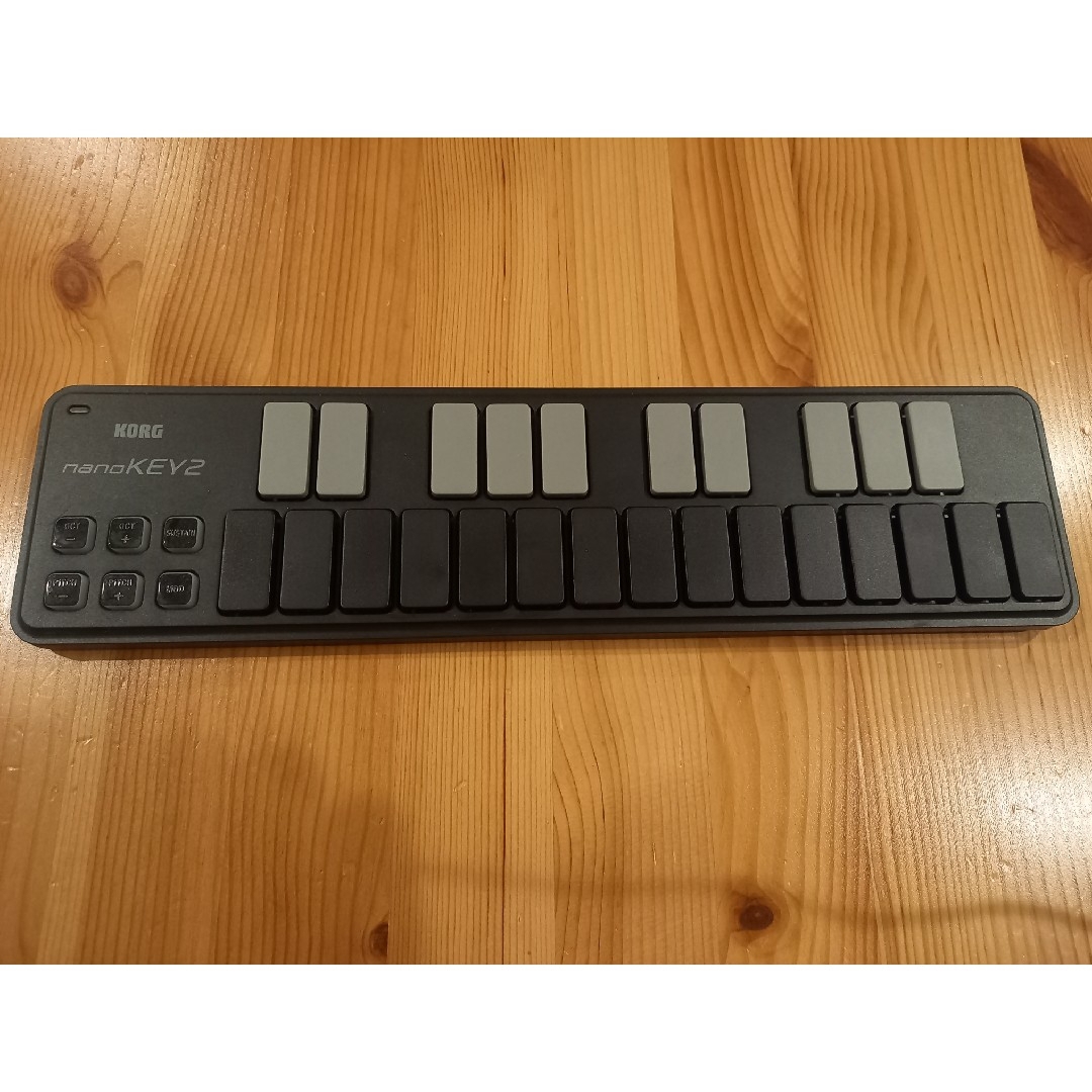 KORG nanokey2 ブラック 楽器のDTM/DAW(MIDIコントローラー)の商品写真