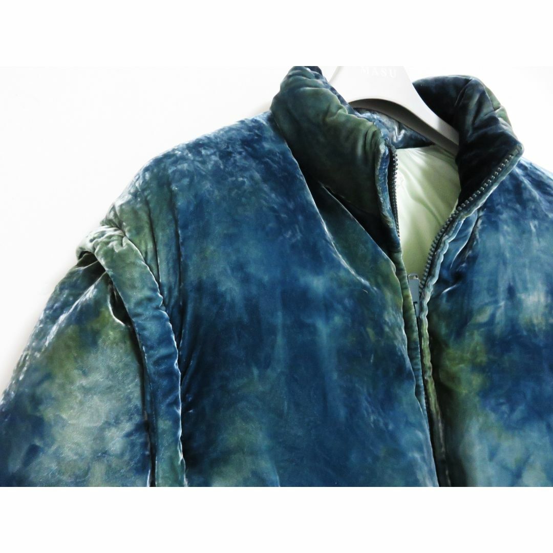 定価13.2万 新品 MASU VELVET PUFFER JACKET 48 メンズのジャケット/アウター(ダウンジャケット)の商品写真