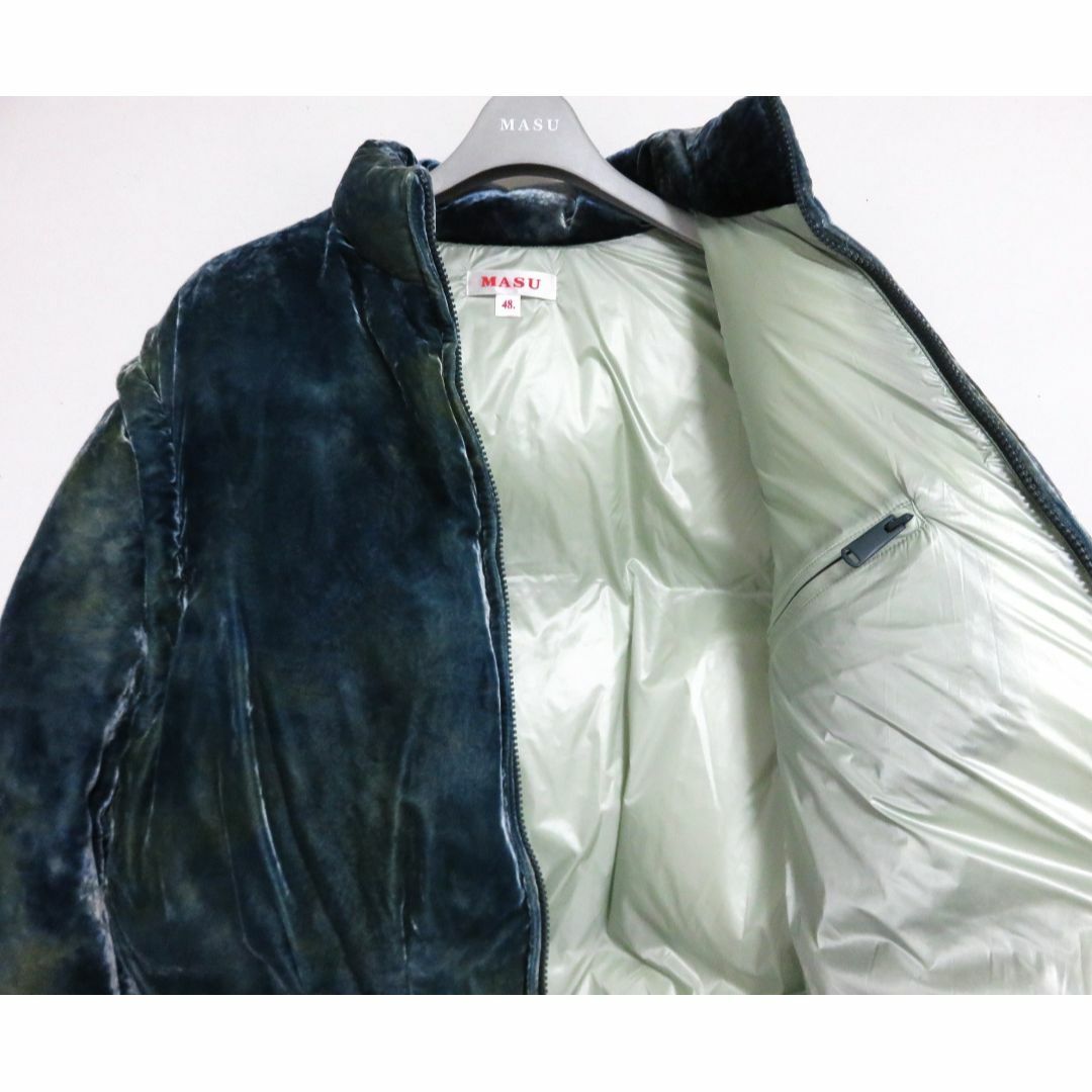 定価13.2万 新品 MASU VELVET PUFFER JACKET 48 メンズのジャケット/アウター(ダウンジャケット)の商品写真