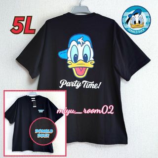 ドナルドダック(ドナルドダック)の【新品】ドナルド Tシャツ(半袖)☆5L(Tシャツ/カットソー(半袖/袖なし))