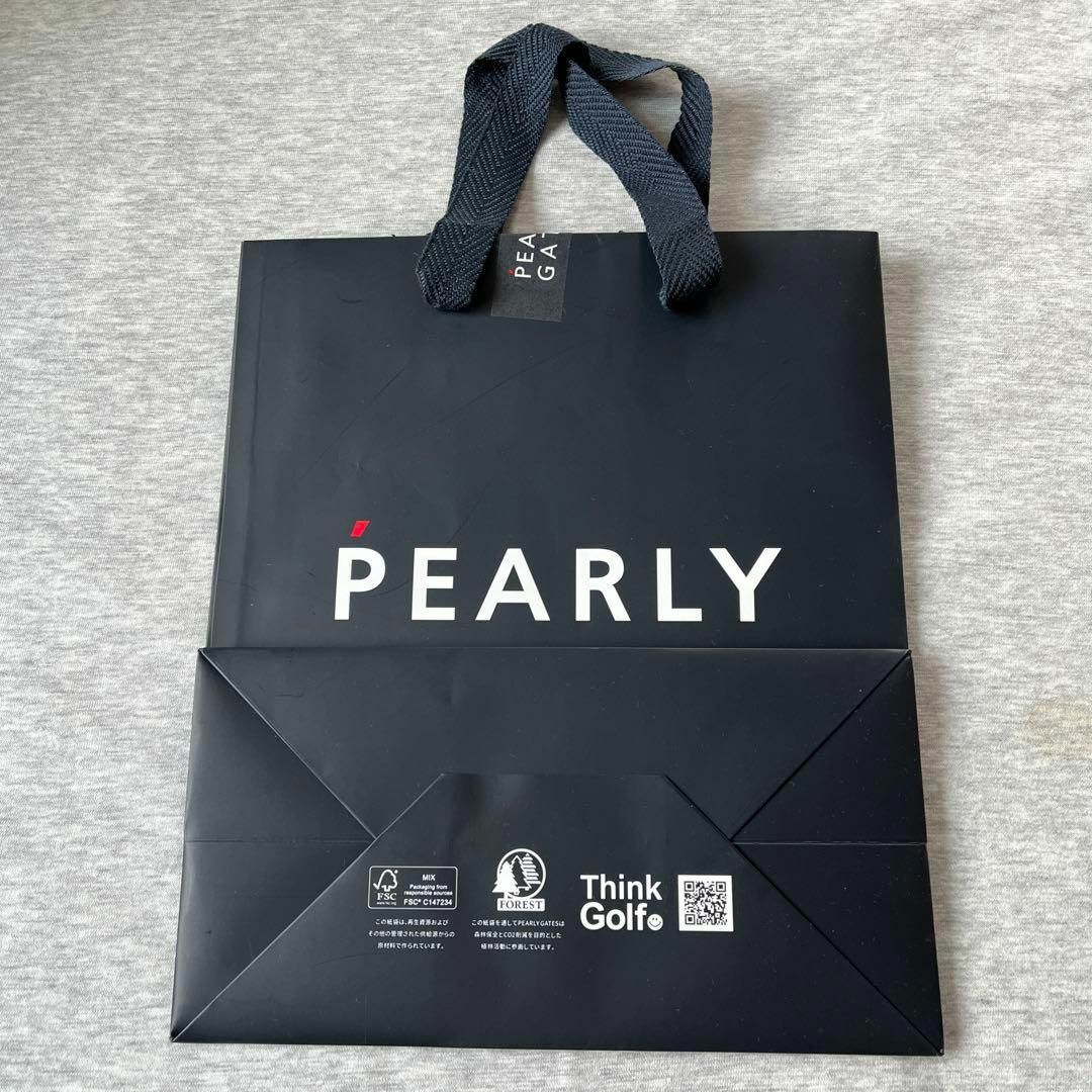 PEARLY GATES(パーリーゲイツ)の★新品 PEARLY GATES（パーリーゲイツ）紙袋 小★ レディースのバッグ(ショップ袋)の商品写真