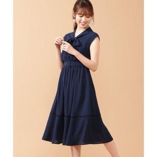 JILL by JILLSTUART - ジルバイジルスチュアート  ボウタイドレス　ワンピース