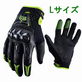 グローブ バイク バイクグローブ Lサイズ 通気性 耐衝撃 軽量 手袋 新品(装備/装具)