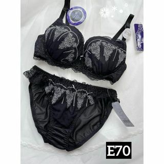 ブラショーツセット…•᎑•… E70/Mブラック ◇◇単品シリーズE70_13(ブラ&ショーツセット)