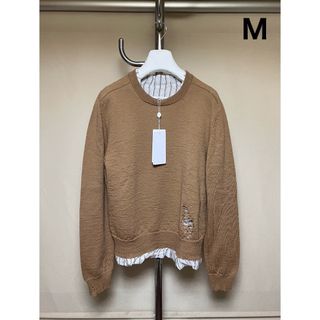 マルタンマルジェラ(Maison Martin Margiela)の新品 M マルジェラ 22aw デストロイ 加工ニット インディゴ 5984(ニット/セーター)