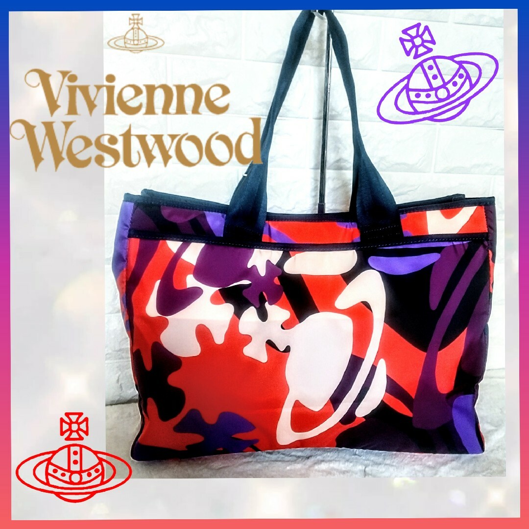 Vivienne Westwood(ヴィヴィアンウエストウッド)の新品 ヴィヴィアンウエストウッド✪カモフラージュ迷彩大容量トートバッグ未使用 メンズのバッグ(トートバッグ)の商品写真