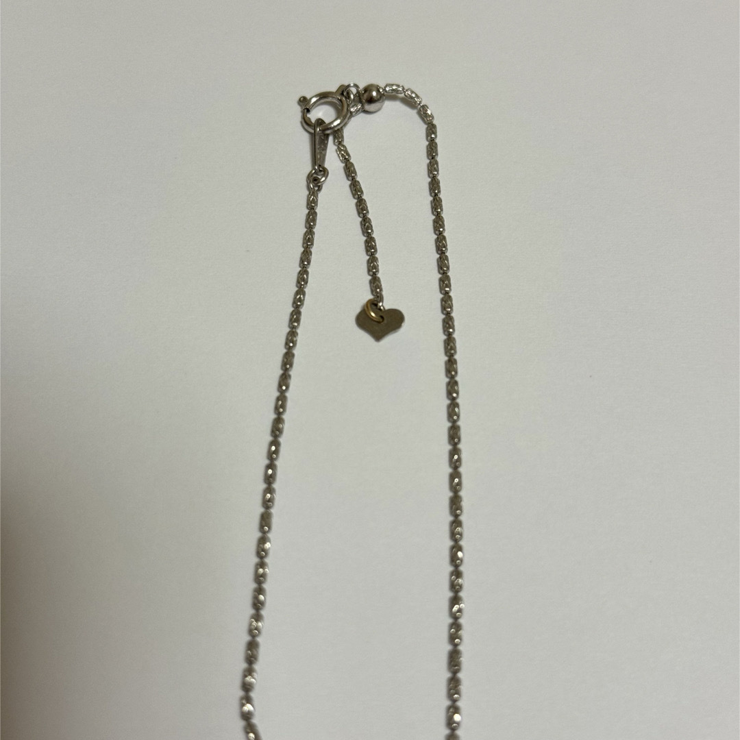 K18WG ネックレス アジャスター付き ホワイトゴールド レディースのアクセサリー(ネックレス)の商品写真