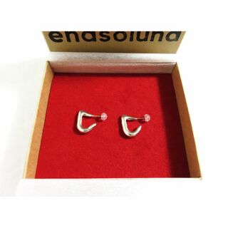 エナソルーナ(Enasoluna)の新品 enasoluna Fishhook earrings シルバー(ピアス)