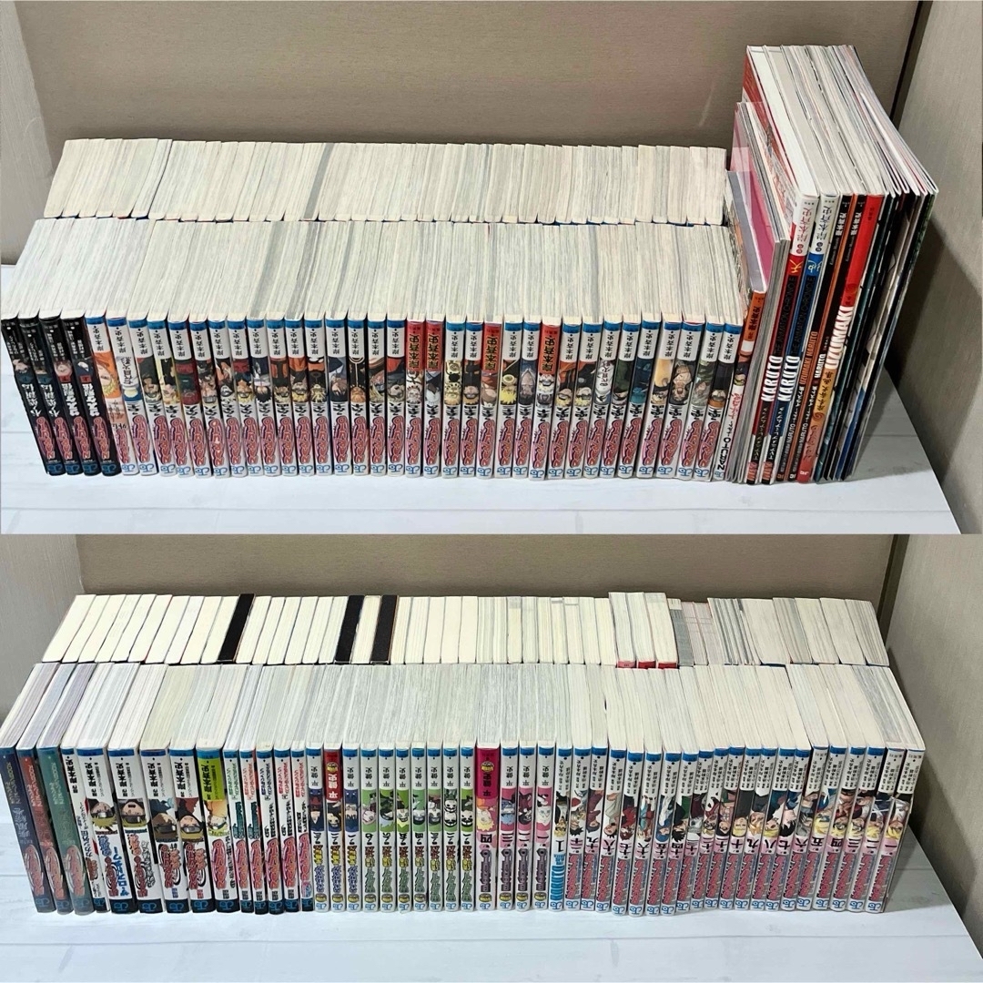 (即購入禁止)【美品多数】NARUTOシリーズ＆関連本 全194巻全巻セット エンタメ/ホビーの漫画(全巻セット)の商品写真