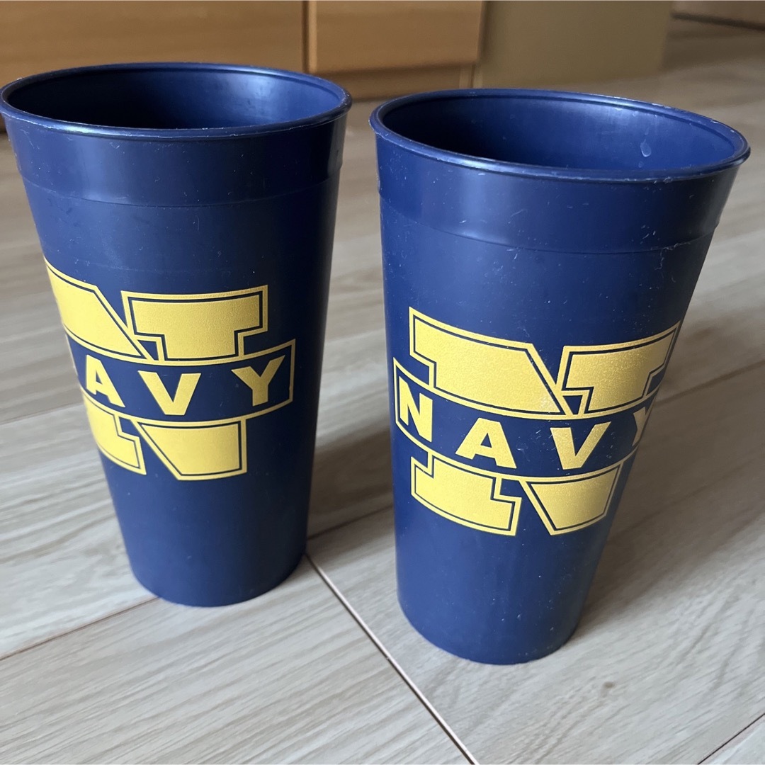 US NAVY フリーカップ　2個　ビアカップ　アメリカ海軍 エンタメ/ホビーのミリタリー(その他)の商品写真