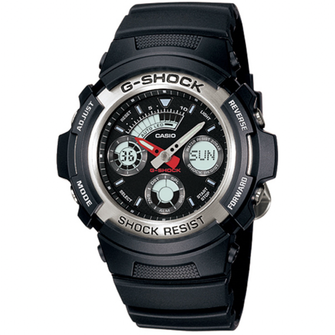 G-SHOCK(ジーショック)のCASIO G-SHOCK AW-590-1AJF メンズの時計(腕時計(アナログ))の商品写真