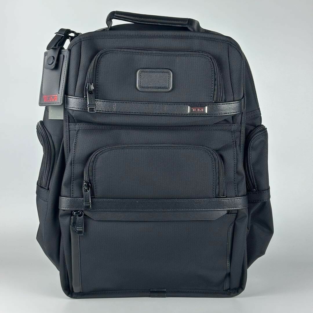 TUMI(トゥミ)のTUMI ALPHA 3ブラックデラックス多機能ショルダーバッグ リュック メンズのバッグ(バッグパック/リュック)の商品写真