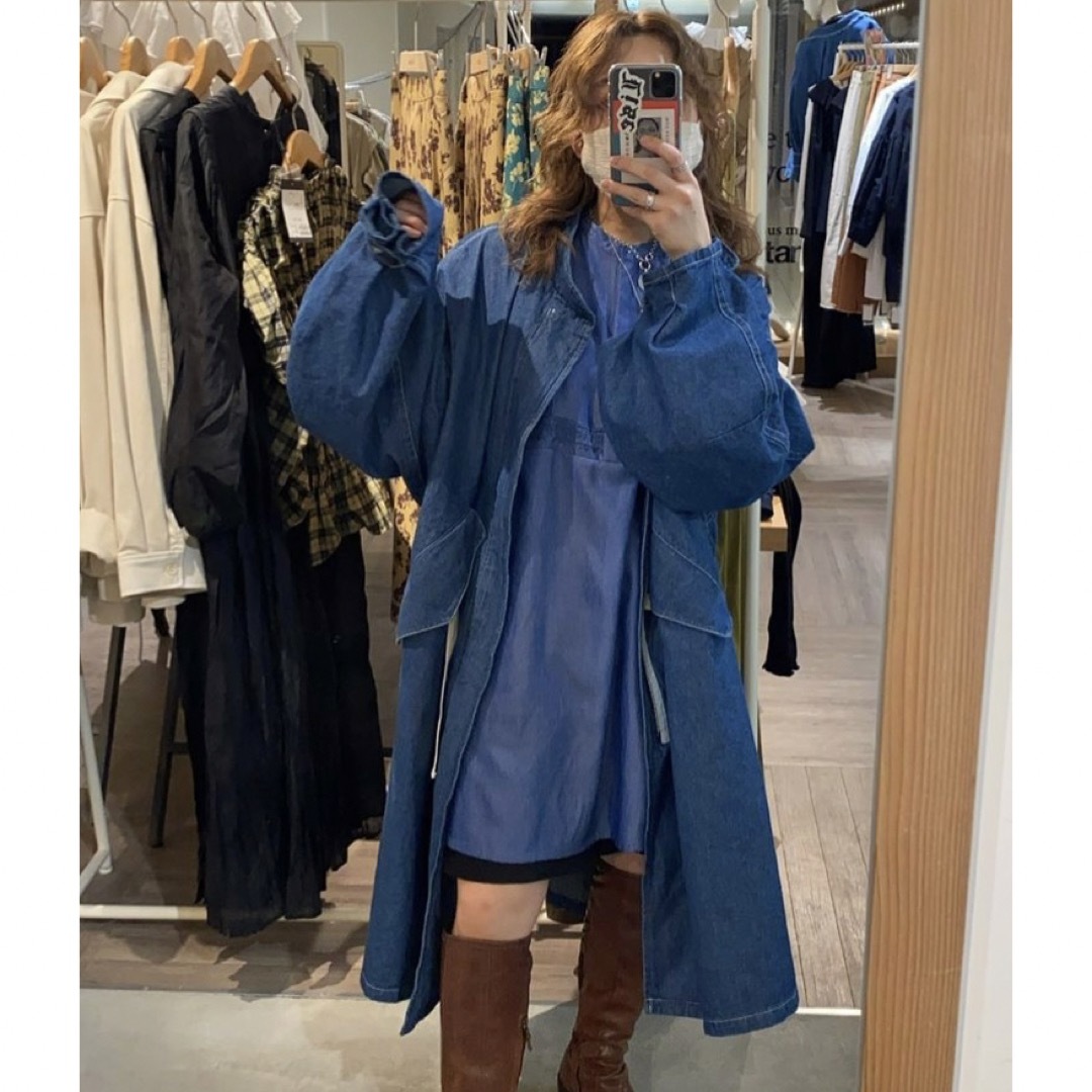 Kastane(カスタネ)の★最終値下★新品 カスタネ M65 DENIM FIELD COAT レディースのジャケット/アウター(モッズコート)の商品写真