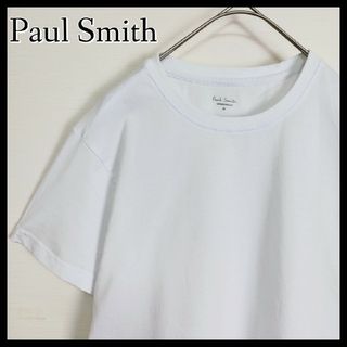 ポールスミス(Paul Smith)のPaul Smith☆レインボータグ付カットソー　Mサイズ　白　アンダーウェア(その他)