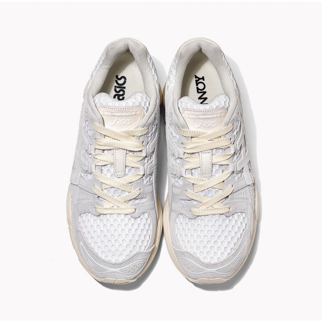 asics(アシックス)のENNOY asics GEL-NIMBUS 9 WHITE / CREAM メンズの靴/シューズ(スニーカー)の商品写真