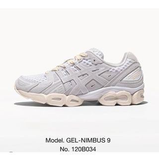 asics - ENNOY asics GEL-NIMBUS 9 WHITE / CREAM