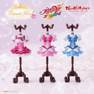【新品/未使用】カプセル トルソー プリキュアオールスターズ4  ガチャ全3種 (その他)