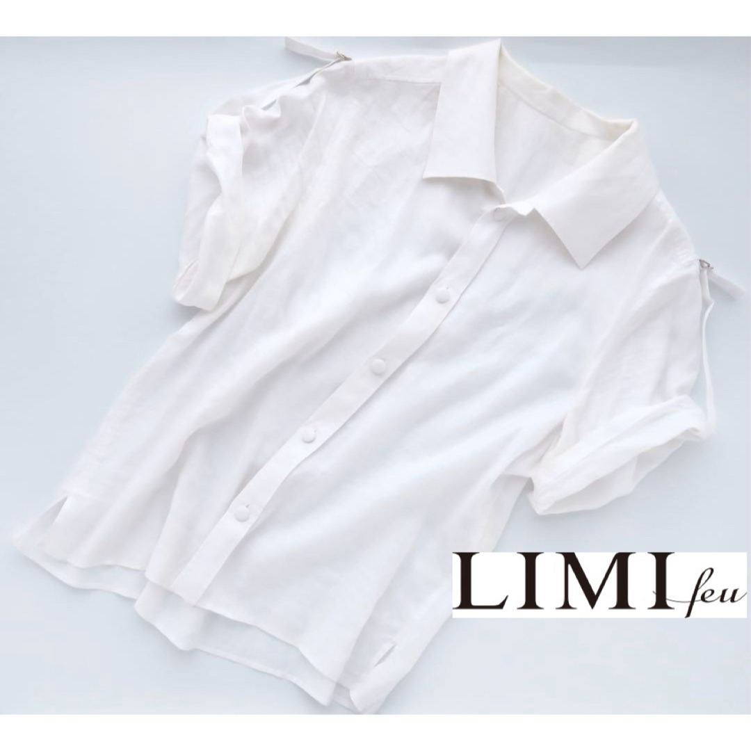 ○最終価格○【LIMI feu】short sleeve linen shirt ○最終価格○【LIMI feu】short sleeve linen shirt