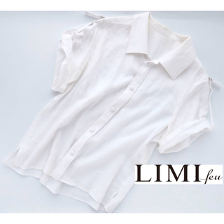 リミフゥ(LIMI feu)の【LIMI feu】short sleeve linen shirt【リミフゥ】(シャツ/ブラウス(半袖/袖なし))