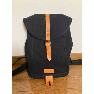 【新品】GUSCIO リュック 帆布×革(リュック/バックパック)