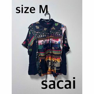 sacai - sacai サカイ　アーカイブプリント　パッチワーク　ワイシャツ