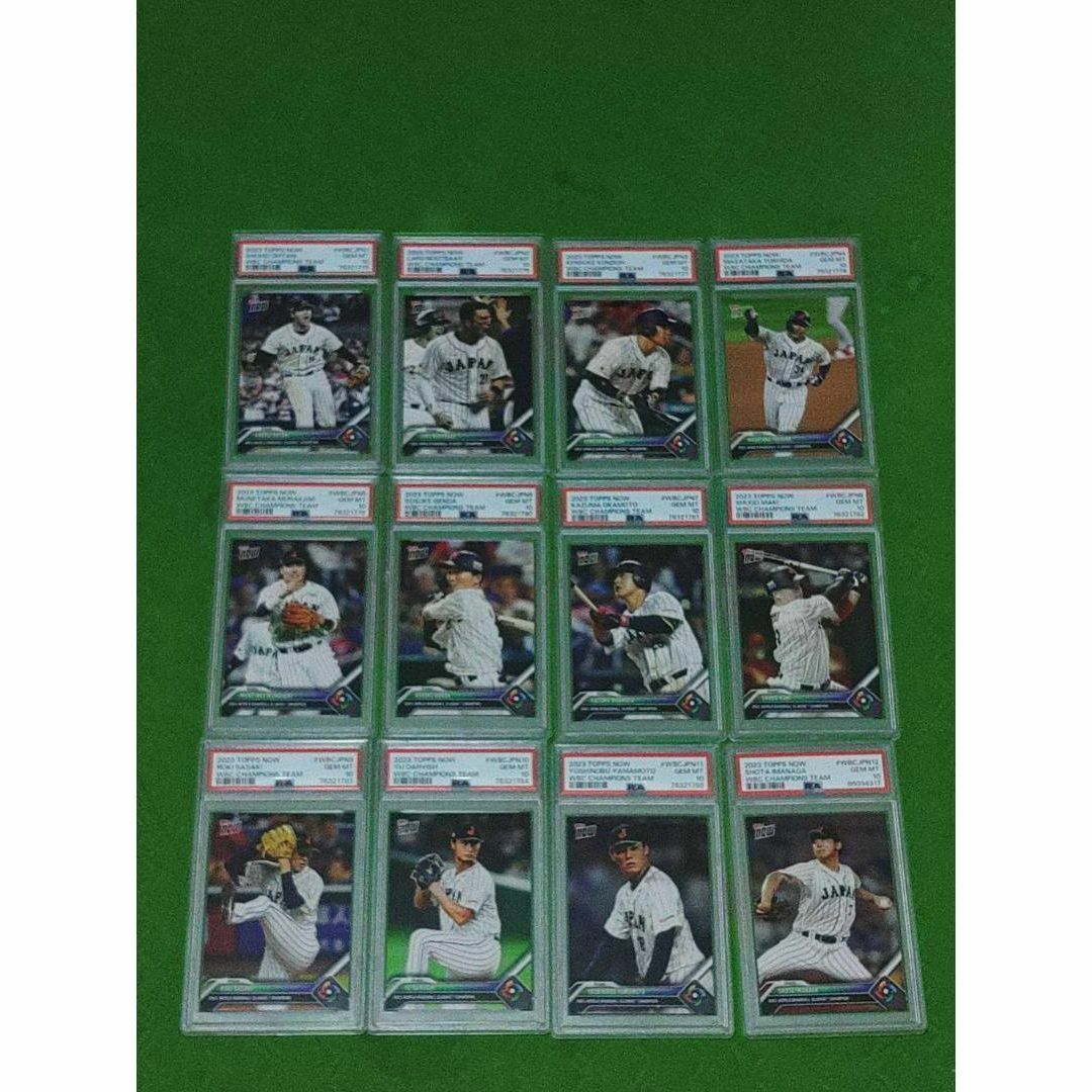 PSA10セット2023 WBC Champions TOPPS NOW 12枚 エンタメ/ホビーのトレーディングカード(シングルカード)の商品写真